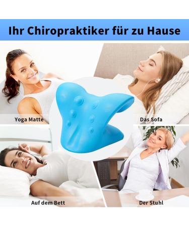 Portable Neck Extensor & Cervical Traction Device | Pain Relief for Men & Women - Adjustable Neck Massage & Posture Correction - Buy Online on GoSupps.com
