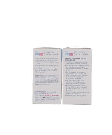 SEBAMED Baby Protective Facial Cream Ultra Mild Gentle Hydrating Face Moisturizer for Delicate Skin (50mL) Pack of 2 2 Pack - Buy Online on GoSupps.com