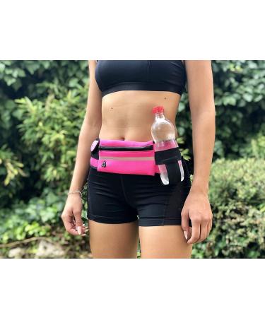 2 Pack Neoprene Cell Phone Jogging Pouch - Waterproof Running Bag with Adjustable Strap for iPhone 14/13/12/Pro/XR/XS/X/8 - Pink & Black - Buy Online on GoSupps.com