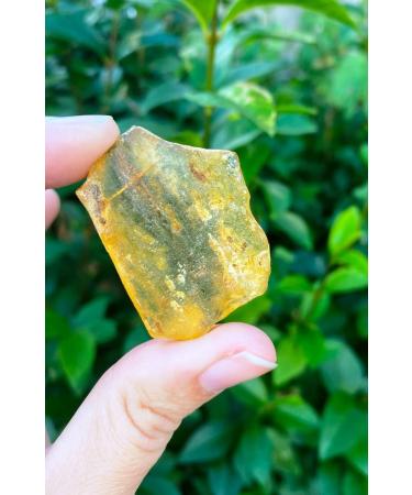 Crystal Natural Yellow Amber Calcite Rough Crystal Stone Collection Rough Rock Specimen Home Decor (Size : 40-50g) - Buy Online on GoSupps.com