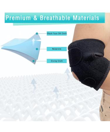 Elbow Brace for Tendonitis & Tennis Elbow Support | Arthritis Pain Relief & Sports Injury Recovery - Buy Online on GoSupps.com