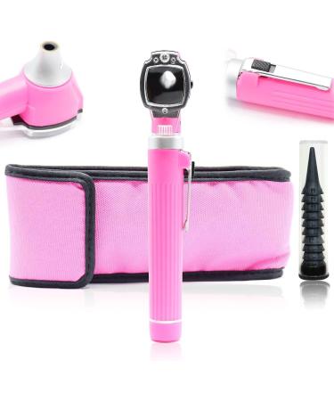 Mini Otoscope Set for Precise Ear Diagnoses - Pink | Complete with Ear Funnels & Otology Speculum - Perfect for ENT Examinations - Buy Online on GoSupps.com