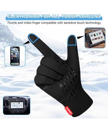 Buy Coskefy Winter Bicycle Gloves for Men & Women Warm Windproof Smartphone-Compatible - Perfect for Cycling Hiking & Outdoor Activities - Buy Online on GoSupps.com