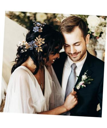 Angoily 8 Sets Bridal Headwear Rhinestone Hair Clip Bride Headpieces for Wedding Rhinestone Hair Accessories Bridal Tiaras Rhinestone Headpiece Blue Bridal Hair Comb Miss Korean Hair Piece - Buy Online on GoSupps.com