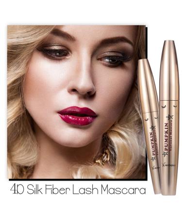 4D Silk Fiber Mascara | Waterproof Fiber Lashcara for Longer Eyelashes | Eyelash Extension Effect - Buy Online on GoSupps.com