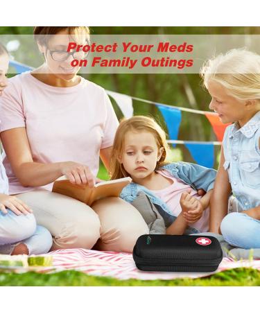 Medmax Epipen Medical Carrier Bag | Portable Shockproof Organizer for EpiPens Inhalers & Allergy Medicines - International Shipping Available - Buy Online on GoSupps.com