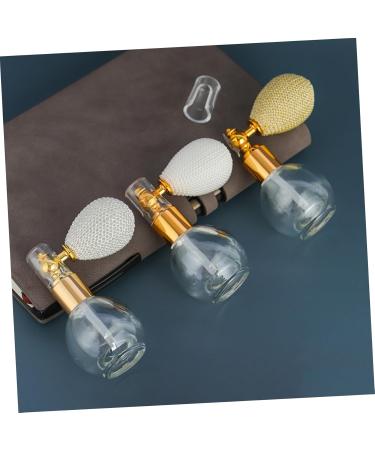 VINTORKY Empty Bottle Retro Bottle Perfume Travel Glass medium Golden - Buy Online on GoSupps.com