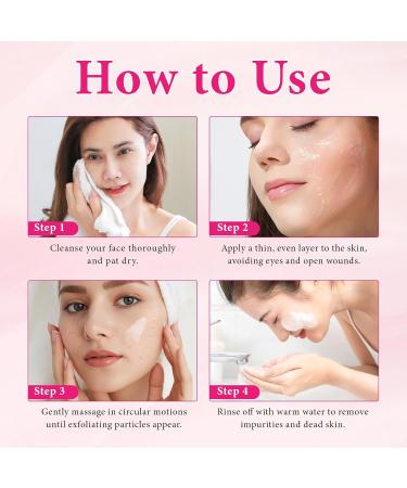 Purifying Exfoliating Gel Face Facial Exfoliator Cleanser Gentle Face Scrub Exfoliating Gel Purifying for Facial & Body Deep Cleansing Regulates Water & Oil Balance Smoother & Softer 1.76 Fl Oz - Buy Online on GoSupps.com