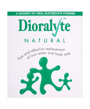 5 x Dioralyte Natural 6 Sachets