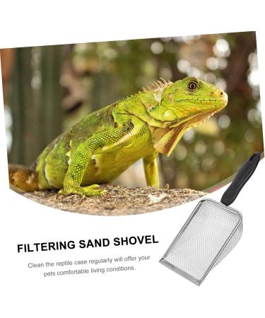 Sosoport 3 Pcs Climbing Pet Sand Excrement Shovel Tortoise Terrarium Tank Kit Stainless Steel Supplies Gecko 27X10X5CMx3pcs Blackx3pcs - Buy Online on GoSupps.com