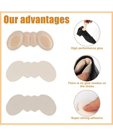 4 Pairs Foam Heel Pads | Comfort Inserts for Loose Shoes & High Heels | Anti-Slip Cushions for Men & Women - Blister Protection - Buy Online on GoSupps.com