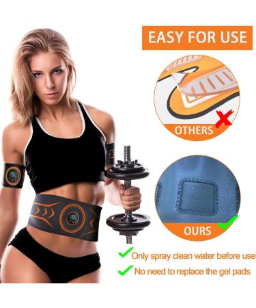 ZQIN EMS Training Device | Abdominal Muscle Trainer for Men & Women | Electric Belly Trainer & Equipment for Waist Arms & Thighs - Buy Online on GoSupps.com