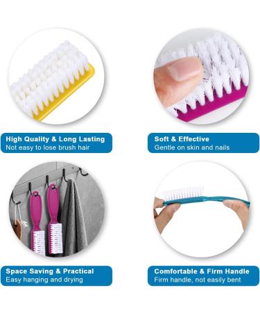 DAYGOS Nail Brush - 12pcs Handle Grip Nail Brushes for Cleaning Fingernails - Buy Online on GoSupps.com