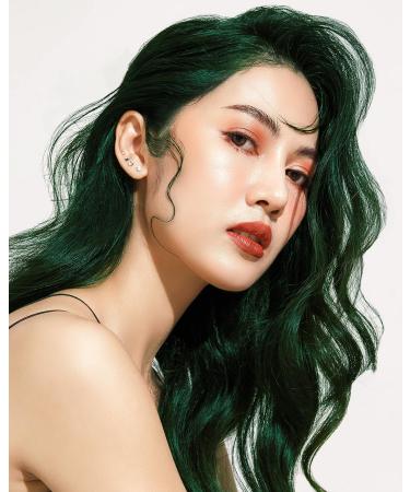 Lunar Tides Juniper Green Hair Dye - Semi-Permanent Color 8 oz | Vibrant Green Hair - International Shipping Available - Buy Online on GoSupps.com