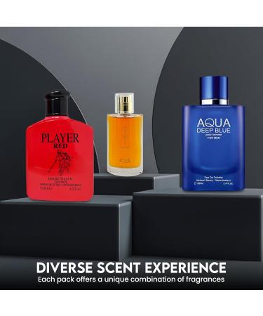 Surprised 5PCS Men Cologne Multiple Amazing Scent Perfume for Men Natural Spray Eau De Toilette Long Lasting Fragrance 50/100ML Each for All Accassion Daily Used Surprised 3.4 Fl Oz (Pack of 5) - Buy Online on GoSupps.com
