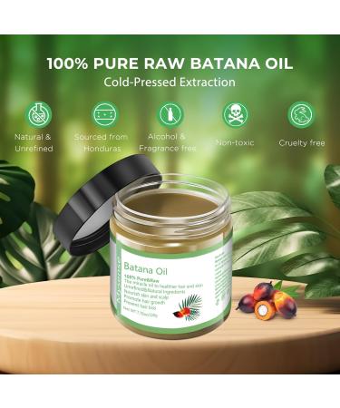 Mysense Raw Batana Oil for Hair Growth | 100% Natural Dr. Sebi Organic Oil | Unrefined Scalp & Hair Care for Women & Men | Prevent Hair Loss & Promote Thickness | 220g - Buy Online on GoSupps.com