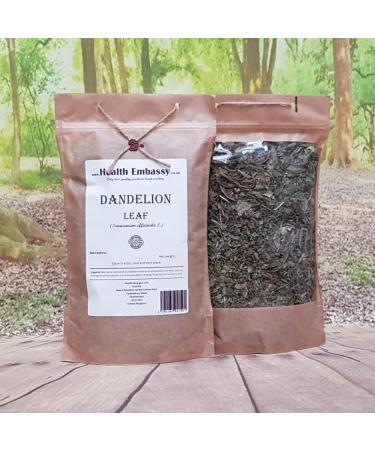  HEALTH EMBASSY Health Embassy Dandelion Leaf Herbal Tea | Taraxacum Officinale L | Dandelion Leaf Tea 100g - Buy Online on GoSupps.com