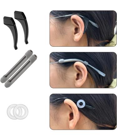 Euppsiiu Anti-Slip Silicone Glasses Holders 52 Pairs of Silicone Nose Pads & Elastic Earrings for Sunglasses Reading & Sports Glasses (4 Colors) - Buy Online on GoSupps.com
