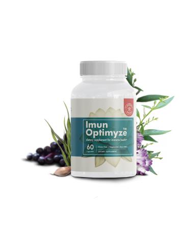 Immune OPTIMIZE - Immune System Support Supplement - 60 Capsules - Balance Complex for Immune Support - Multi Vitamin Supplement Capsules for Adults - Gluten Free and Non GMO Supplement 60 Count (Pack of 1)