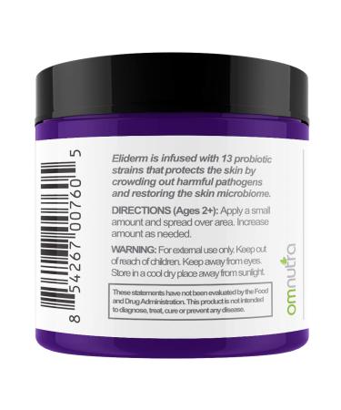 Topical Probiotic Skin Cream - 4oz Jar for Eczema, Psoriasis, Acne & Nail Fungus Treatment | Moisturizing Probiotic Lotion with 13 Strains | Pure Aloe Vera Gel Infused - Buy Online on GoSupps.com