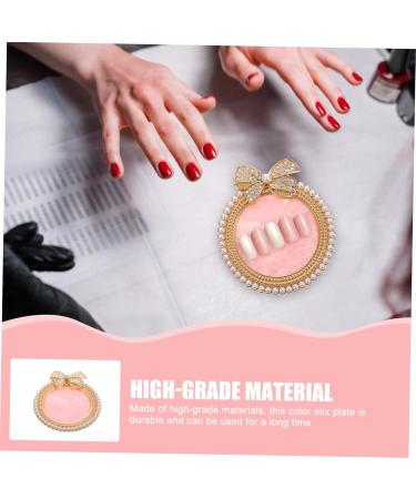  VINTORKY Palette Tray Display Pigment Tray Nail Art Plates Colors Mixing Plates Foundation Mixing Pigment Mixing Plate Nail Art Tray Nails Gel Display Screen Paint Tray Copper - Buy Online on GoSupps.com