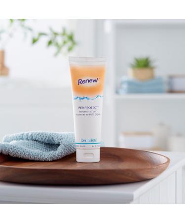Renew PeriProtect Skin Protectant - 4 Oz Barrier Cream with Zinc Oxide & Aloe Vera for Hydration & Protection - Soothes Delicate Skin - Buy Online on GoSupps.com
