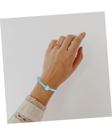 HAPINARY 4pcs Anti Motion Sickness Bracelet Seasickness Wristband - Turquoise Handmade Jewelry for Travel Nausea Relief - Buy Online on GoSupps.com