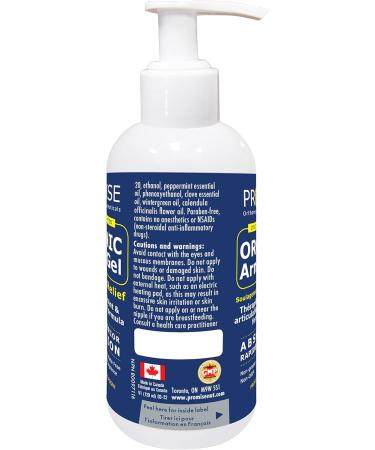 Promise Organic Arnica Gel 120ml (4oz) Instant Soothing Muscle & Joint Pain Relief Reduces Inflammation Arthritis Swelling Joint Pain Topical Made in Canada. Small Size for Gym Travel Work 120 ml (Pack of 1) - Buy Online on GoSupps.com