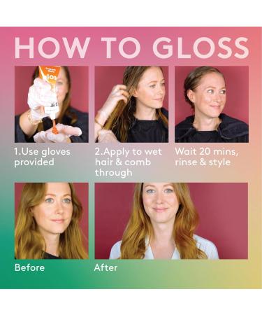 Josh Wood Hair Gloss (Copper) - Semi-Permanent Vegan Cream for Strawberry Blonde & Golden Tones - Lasts up to 6 Washes - 100ml - Buy Online on GoSupps.com