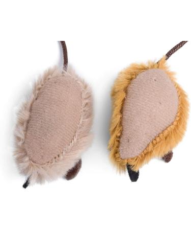 Petface Feather Tail Mice Cat Toy Pack of 2 2 Pack Mice - Buy Online on GoSupps.com