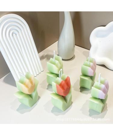 Tulip Flower Aromatherapy Candle | Perfect for Valentine's Day Weddings & Birthday Decorations - Buy Online on GoSupps.com