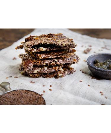 Oltresole Organic flax seeds 3 kg Raw fatty seeds whole and dark rich in minerals and fiber ideal for healthy recipes source of omega-3 100% natural - Buy Online on GoSupps.com