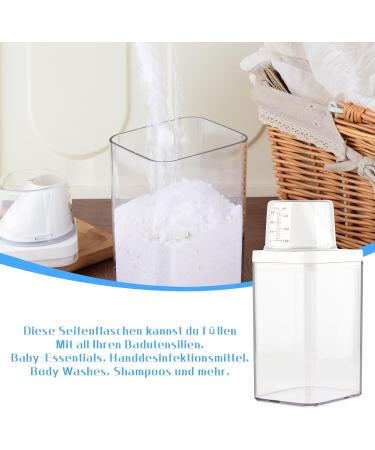 Washing Powder Storage Detergent Dispenser Laundry Powder Storage Dosing Ball Liquid Detergent Laundry Detergent Storage Washing Powder Dispenser Laundry Detergent Dispenser (2 1100ml) 1100ml 2 - Buy Online on GoSupps.com