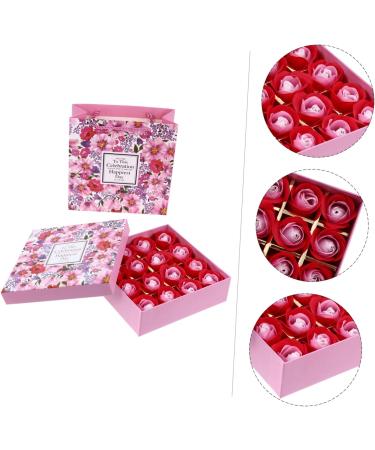minkissy 2 Boxes Rose Soap Rose Petals Scented Soap Women Christmas Wedding Petals Christmas Shower Soap Artificial Essential Oil Soap Mother - Buy Online on GoSupps.com