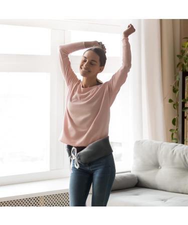 Kufl Long Rubber Hot Water Bottle with Grey Cover for Neck Shoulder & Stomach Relief - International Shipping Available - Buy Online on GoSupps.com