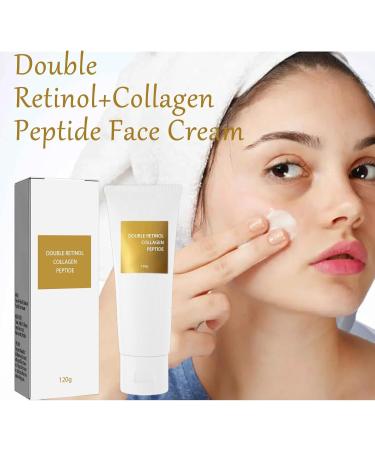 Retinoid Cream Moisturizer with Double Retinol & Collagen Peptide Anti-Aging & Wrinkled Skin Facial Cream Retinol Collagen Facial Care Face and Neck Day and Night Women & Men (3pc) - Buy Online on GoSupps.com