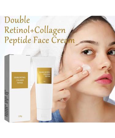 Retinoid Cream with Double Retinol & Collagen Peptide - Anti-Aging Moisturizer for Face & Neck (3pc) - Day & Night Facial Care for Women & Men - Buy Online on GoSupps.com