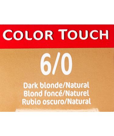 Wella Color Touch 6/0 Dark Blonde Natural 2 oz - Buy Online on GoSupps.com