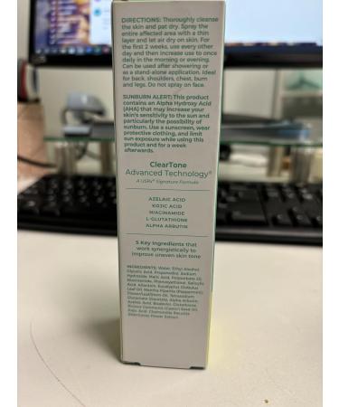 Urban Skin Rx Fade Fix Body Spray | 10% AHA Exfoliating Solution for Dark Spots Bumps & Scars | Treat Discoloration with Salicylic & Glycolic Acid | 3.3 Fl Oz - Buy Online on GoSupps.com