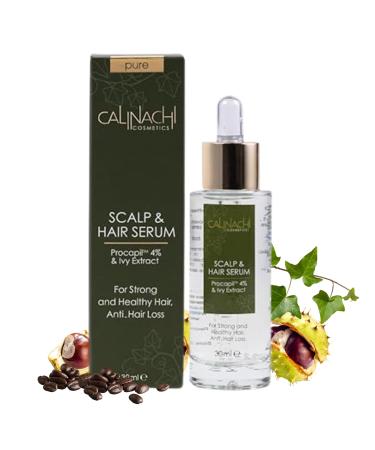 CALINACHI S rum cuir chevelu anti-chute 30 ml | Procapil caf ine & acide hyaluronique | quilibre du cuir chevelu densit d apparence | Vitamines A/E/F extraits de lierre & marron d Inde