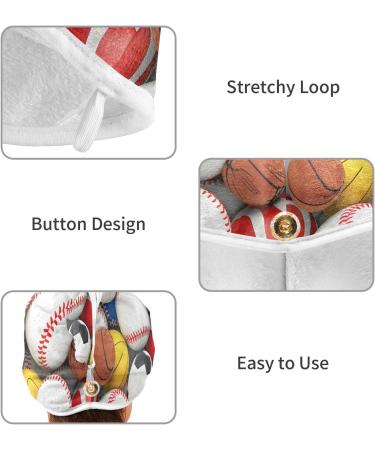 Buy Sports Balls Hair Towel 2 Pack | Super Absorbent Quick Dry Hair Turbans for Women & Girls - Fast International Shipping - Buy Online on GoSupps.com