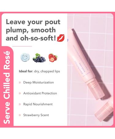 Patchology Ros Lip Sleeping Mask - Hydrating Overnight Treatment with Hyaluronic Acid & Resveratrol for Soft Healed Lips (14.7 ml - Buy Online on GoSupps.com