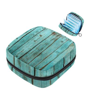 MuooouM women bands storage bags sharks on blue sea menstrual cup portable women's bandages storage bags female menstruation first period bag for teenagers girls color 4