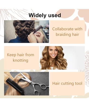 Opopark 3-Piece Highlighting Comb Set | Rat Tail Teasing Combs for Hair Styling | Professional Men and Women | Black - Buy Online on GoSupps.com