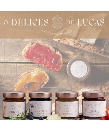  D lices de Lucas Confiture Mirabelle au Gewurztraminer 58% Fruits Artisanale et Fabriqu e en France Pot en Verre 230 g Gastronomie Fran aise - Buy Online on GoSupps.com