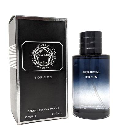 META-BOSEM SAGE Cologne for Men Eau de Toilette Natural Spray Masculine and Woody Scents | Casual and Formal Wear | Great Gift Collection for Holidays 3.4 Fl Oz/100 Ml