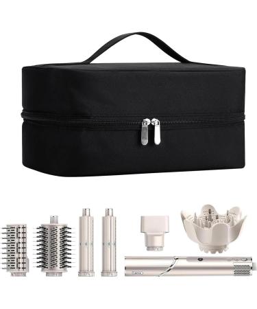 SENZZ Hair Dryer Case Bag Double Zippers Portable Hair Travel Bag Large Waterproof Blow Dryer Case with Handle and Hook Hair Dryer Travel Bag Hair Travel Bag Organizer for Travel Business Trips - Buy Online on GoSupps.com