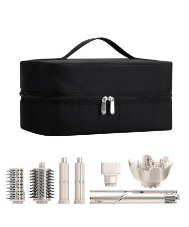 MONEY MONEY Blow Dryer Bag | Thick Blow Dryer Organizer Case Large Capacity Handle and Hook Double Zippers Portable Hair Travel Bag Organizer for Travel Business Trips