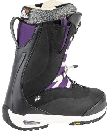 Bianca TLS Premium All Mountain Freeride Freestyle Snowboard Boots | MP 26.0 | EU 40 | US 8.5 | Black-Purple - International Shipping Available - Buy Online on GoSupps.com