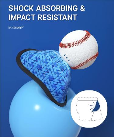 RAYSHARP Youth Athletic Cup - Soft Foam Protective Boys Cup, Ages 7-12, Baseball, Football, Lacrosse, Hockey, MMA - Blue - Buy Online on GoSupps.com